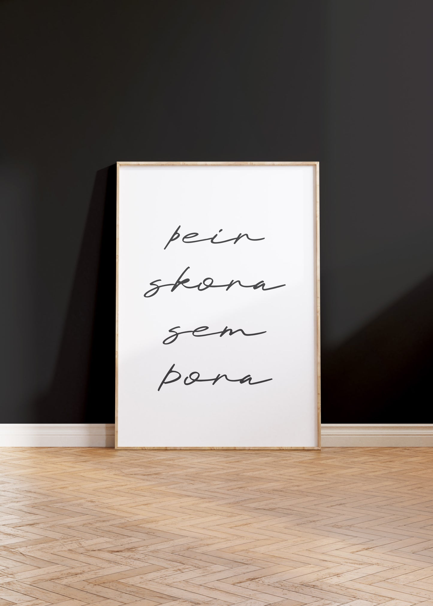 Veggspjald: Þeir skora sem þora