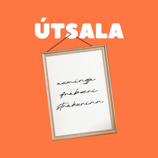 Útsala af öllum veggspjöldum í júlí!